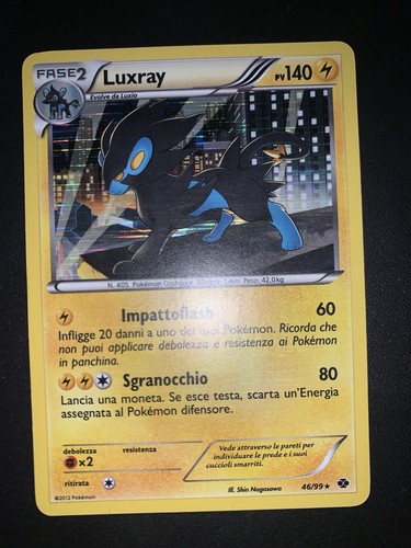 Carta pokemon luxray - pokemon,