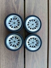 Roues Kyosho halibrand + pneus
