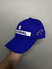 Cappello Ayrton Senna Nacional Berretto Stile Baseball Blu Taglia Unica Regolabile