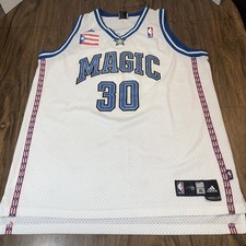 Maglia basket Carlos Arroyo Orlando Magic Adidas uomo XL +2 USA cucita - sbiadita