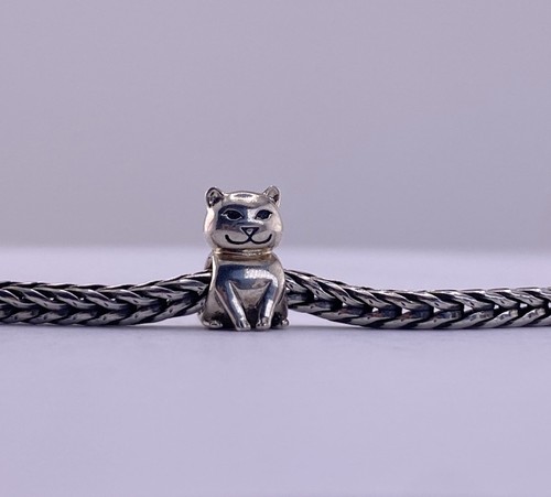 Charm gatto chamilia argento - charm,