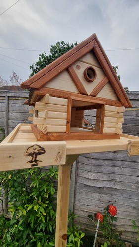 Mangiatoia casetta legno - casetta,