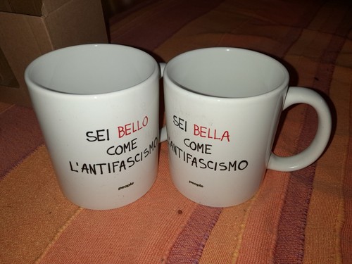 Tazze colazione antifascismo - colazione, "antifascismo"