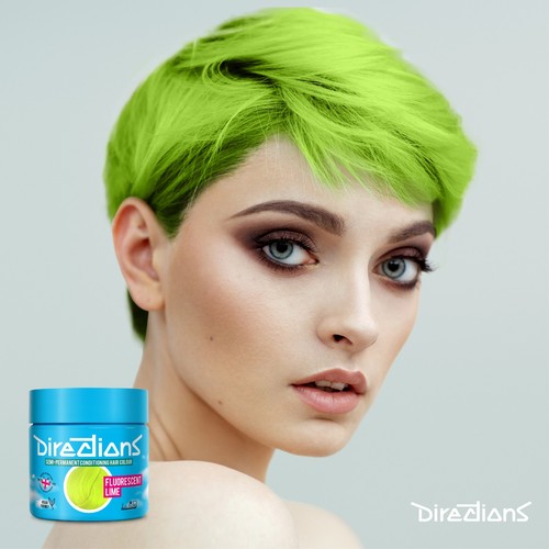 Lime fluorescente riche - fluorescente,