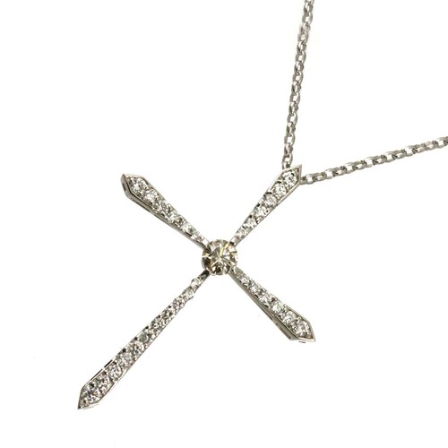 Collana con diamanti 40 - con,