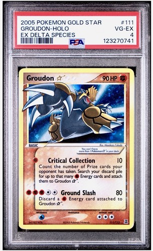Groudon gold star 111 113 - gold,