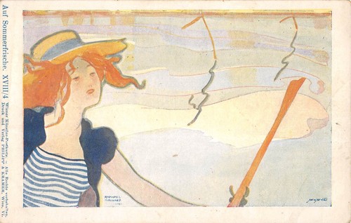 Cpa illustrateur raphael - cpa,