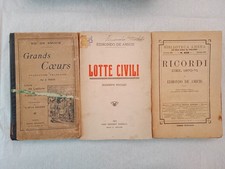 Lotto libri De Amicis 1913