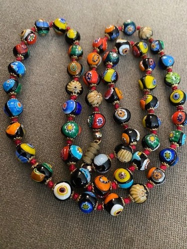 Collana murano millefiori - collana,