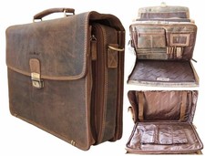 GreenBurry borsa per laptop 15 pollici pelle bovina borsa per notebook scomparto per laptop documenti 1718