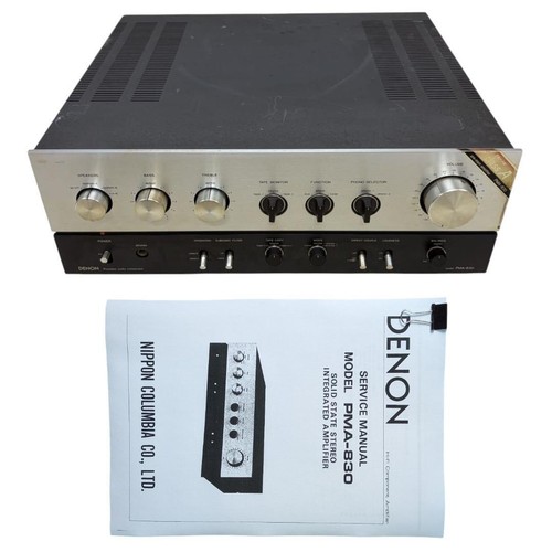 Denon pma 830 solid state - denon,