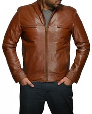 Giacca uomo bomber pelle biker