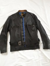 Giacca in pelle nera – Inglese, marchio Goldtop