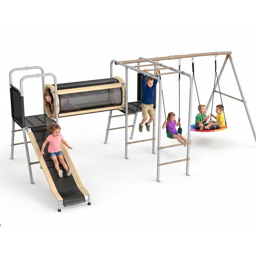 Set altalena metallo parco - set,