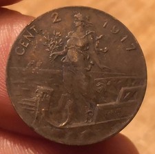 Moneta 2 Centesimi 1917 Prora