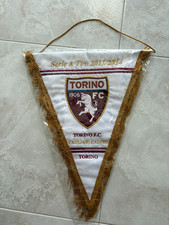 Gagliardetto FC Torino Vs Cagliari 2013-2014 no maglia Torino match worn pennant