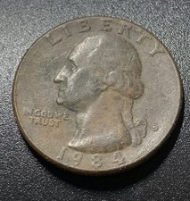 1985-D Quarto di Dollaro Manca