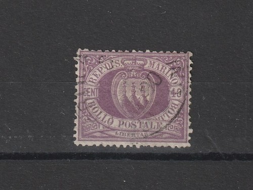 Marino 1877 stemma 40c - 1877,