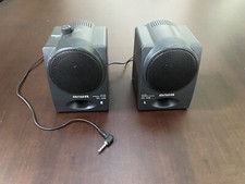 AIWA SC-A28 MINI SPEAKER CASSE VINTAGE MISURA SINGOLA CASSA 11X8X9 cm CIRCA NERO