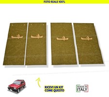 Tappezzeria Fiat Panda Sisley Canoa Coprisedili velluto beige interni auto set