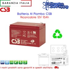 Batteria Al Piombo 12V 15Ah