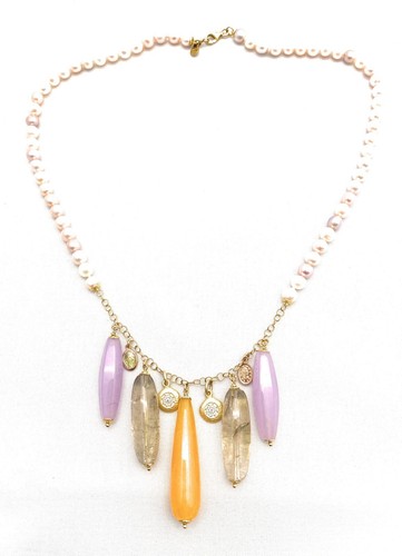 Collana girogola perle - girogola,