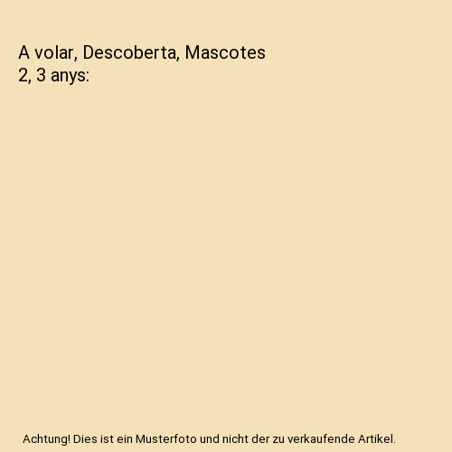 Volar descoberta mascotes - a, volar,