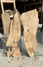 Coppia di tavole di legno di