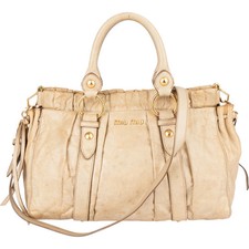 Borsa a mano Miu Miu Leather