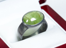 925 Argento, Ossidato - Anello