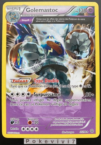 Carte pokemon golemastoc - golemastoc, 35/98