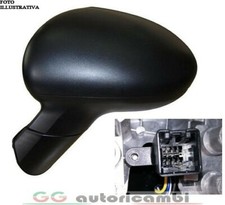 SPECCHIO PER KIA RIO 11-15 ELETTRICO TERMICO 5PIN VERNICIABILE SINISTRO