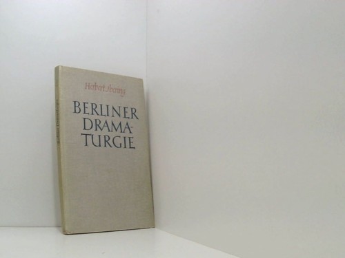 Berliner dramaturgie herbert - berliner,