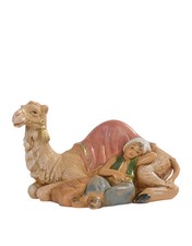 Statuine presepe Pastore seduto con cammello Categoria 6,5cm Fontanini (cod.75)