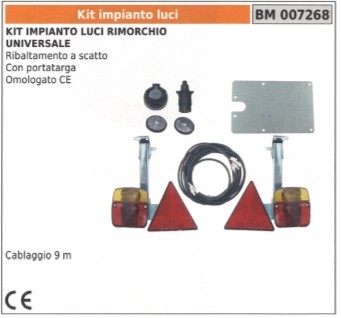 Kit impianto luci - , rimorchio
