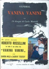 VANINA VANINI. CON 20 DISEGNI DI CARLO MATTIOLI STENDHAL GUANDA 1961 