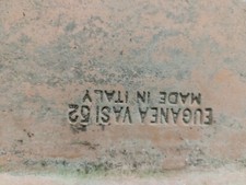 Vaso Fioriera in terracotta H 22 cm L 52 x P 20 cm e sottovaso in terracotta 