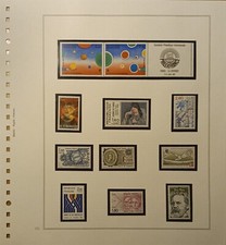 Francia 1982 - completo 73 valori + 2 Posta Aerea MNH** - Su fogli Marini Trento