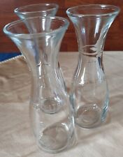 3 PZ BROCCA 500ML MISURA CARAFFA IN VETRO COLLO D'OCA PER ACQUA VINO MEZZO LITRO