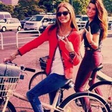 ORA £30!~ Esaurito preferito dai blogger Zara ~ Giacca Olivia Palermo arancione/rosso ~L