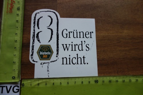 Vecchio adesivo birrificio