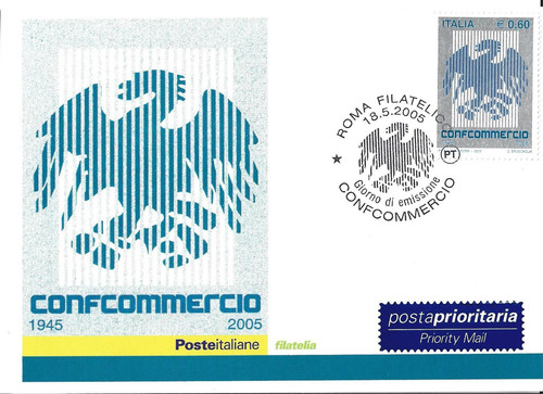 Cartolina filatelica 2005 - cartolina,