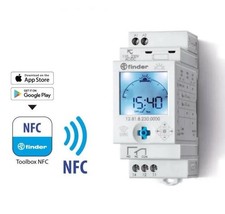 FINDER INTERRUTTORE ORARIO ASTRONOMICO GIORNALIERO 2 MODULI 128182300000 12.81.8