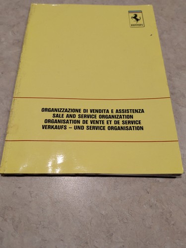 Ferrari organizzazione vendite - organizzazione,