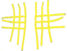 Nerfbar Rete Quad Atv Giallo 3