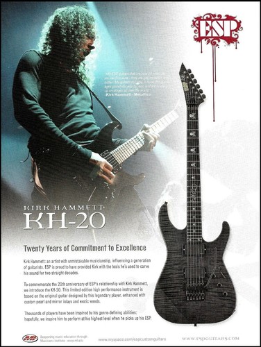 Pubblicità chitarra metallica - pubblicità,