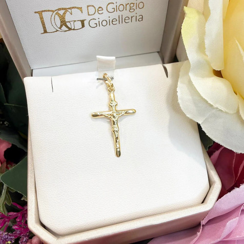 Ciondolo croce con cristo - ciondolo,