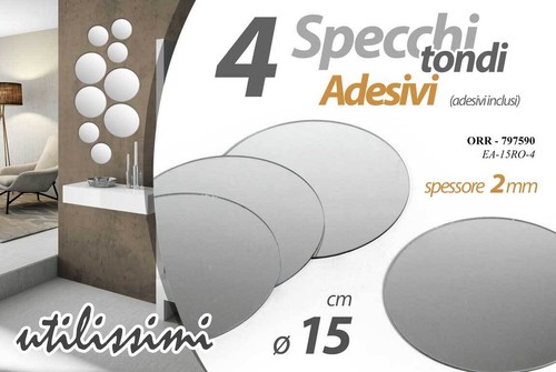 Specchi adesivi tondi - 4,