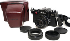 Leica R3MOT Electronic + Elmarit-R 35mm f/2.8 Leather Case SLR 35mm