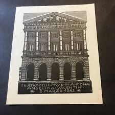 Exlibris Silografia  di Bruno